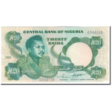 Banknote, Nigeria, 20 Naira, KM:26c, AU(55-58)