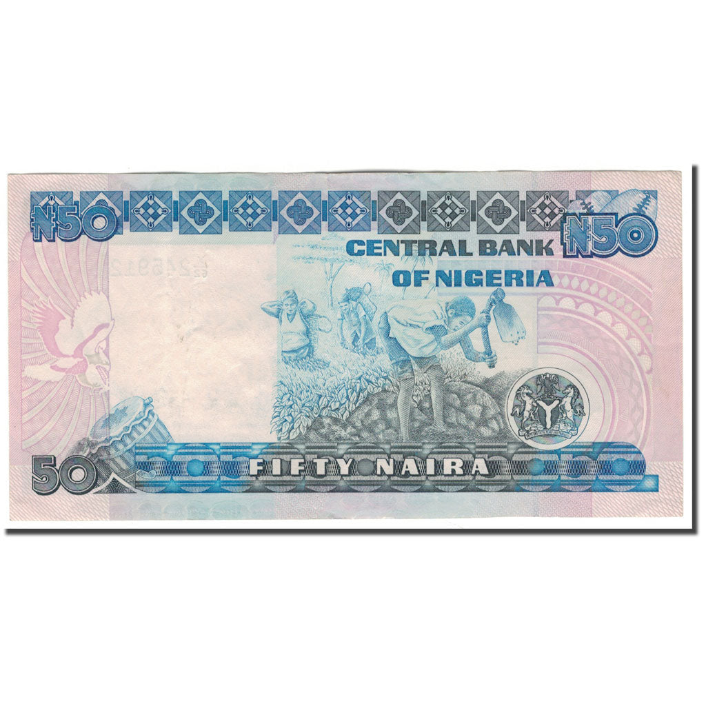 Banknote, Nigeria, 50 Naira, KM:27c, EF(40-45)