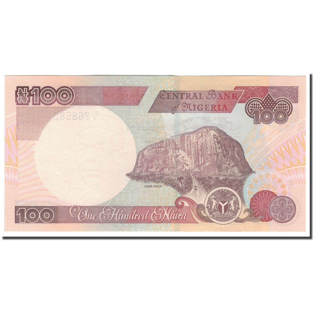 Banknote, Nigeria, 100 Naira, KM:28c, AU(55-58)