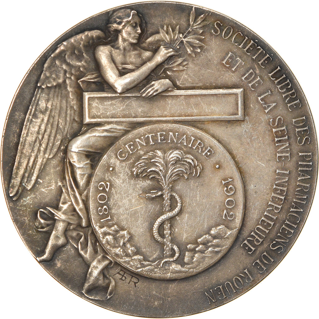 França, Medal, Centenaire de la Société des Pharmaciens de Rouen, 1902