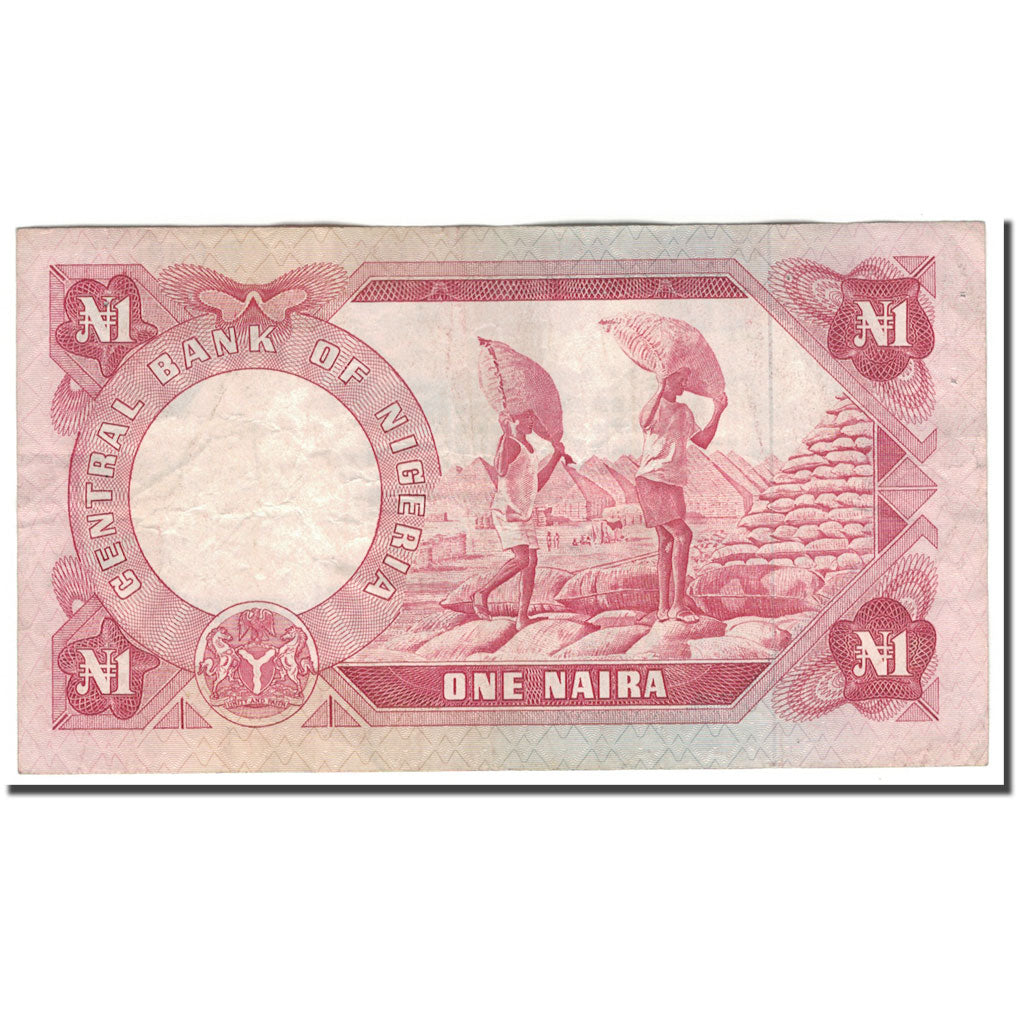 Banconote, Nigeria, 1 Naira, KM:15C, MB