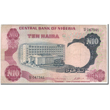 Banknote, Nigeria, 10 Naira, KM:17b, F(12-15)