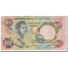 Banknote, Nigeria, 20 Naira, KM:18d, VF(20-25)