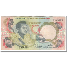 Banknote, Nigeria, 20 Naira, KM:18e, VF(20-25)