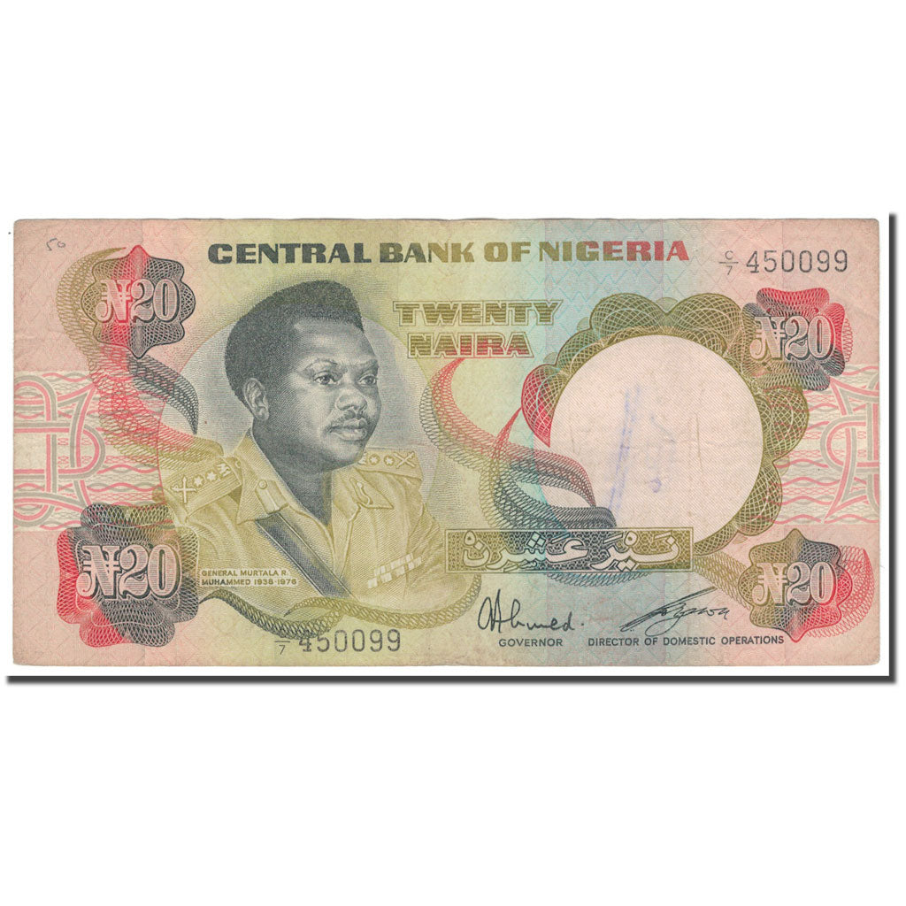 Banknote, Nigeria, 20 Naira, KM:18e, F(12-15)
