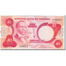 Banknote, Nigeria, 1 Naira, KM:19a, AU(55-58)