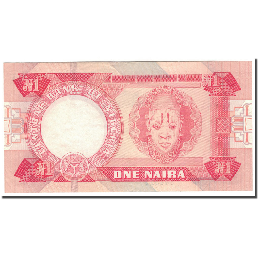 Banknote, Nigeria, 1 Naira, KM:19a, AU(55-58)