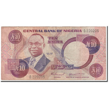 Banknote, Nigeria, 10 Naira, KM:21a, F(12-15)