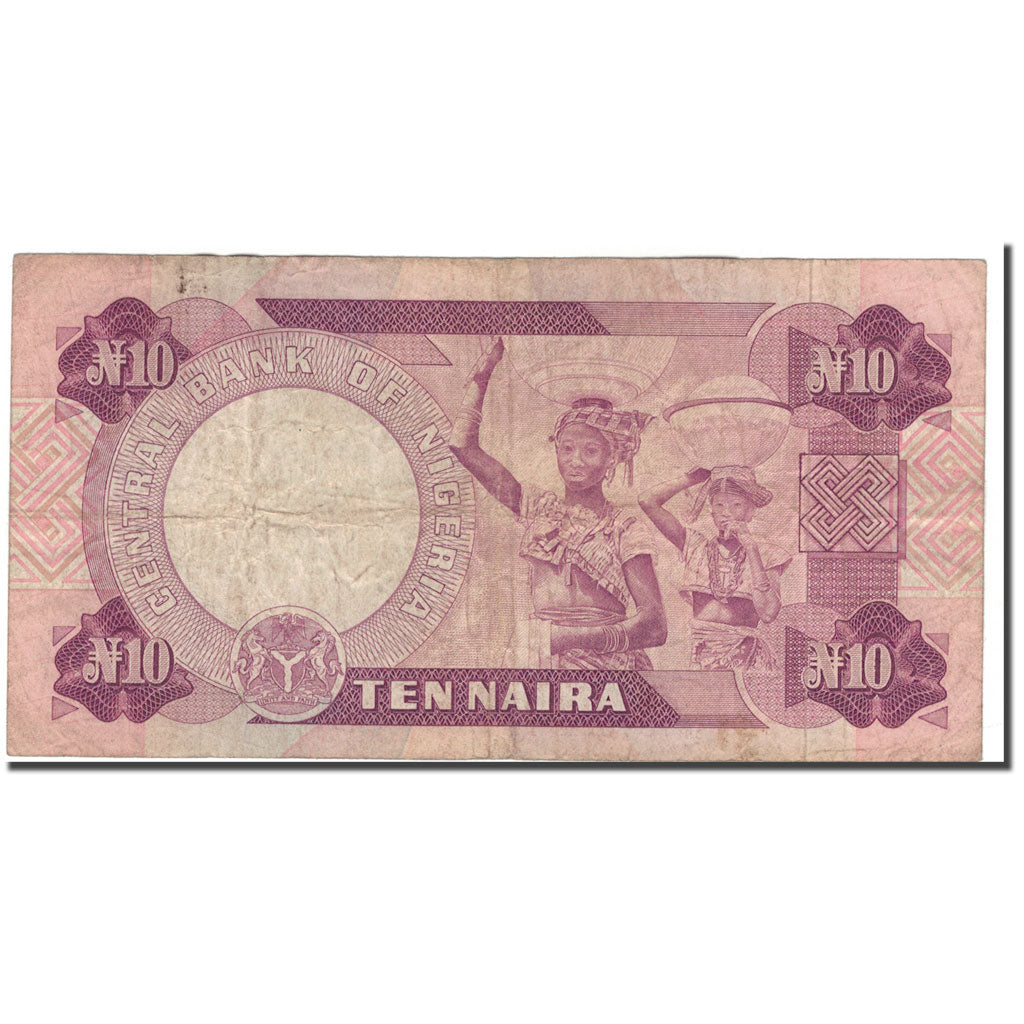 Banconote, Nigeria, 10 Naira, KM:21b, B