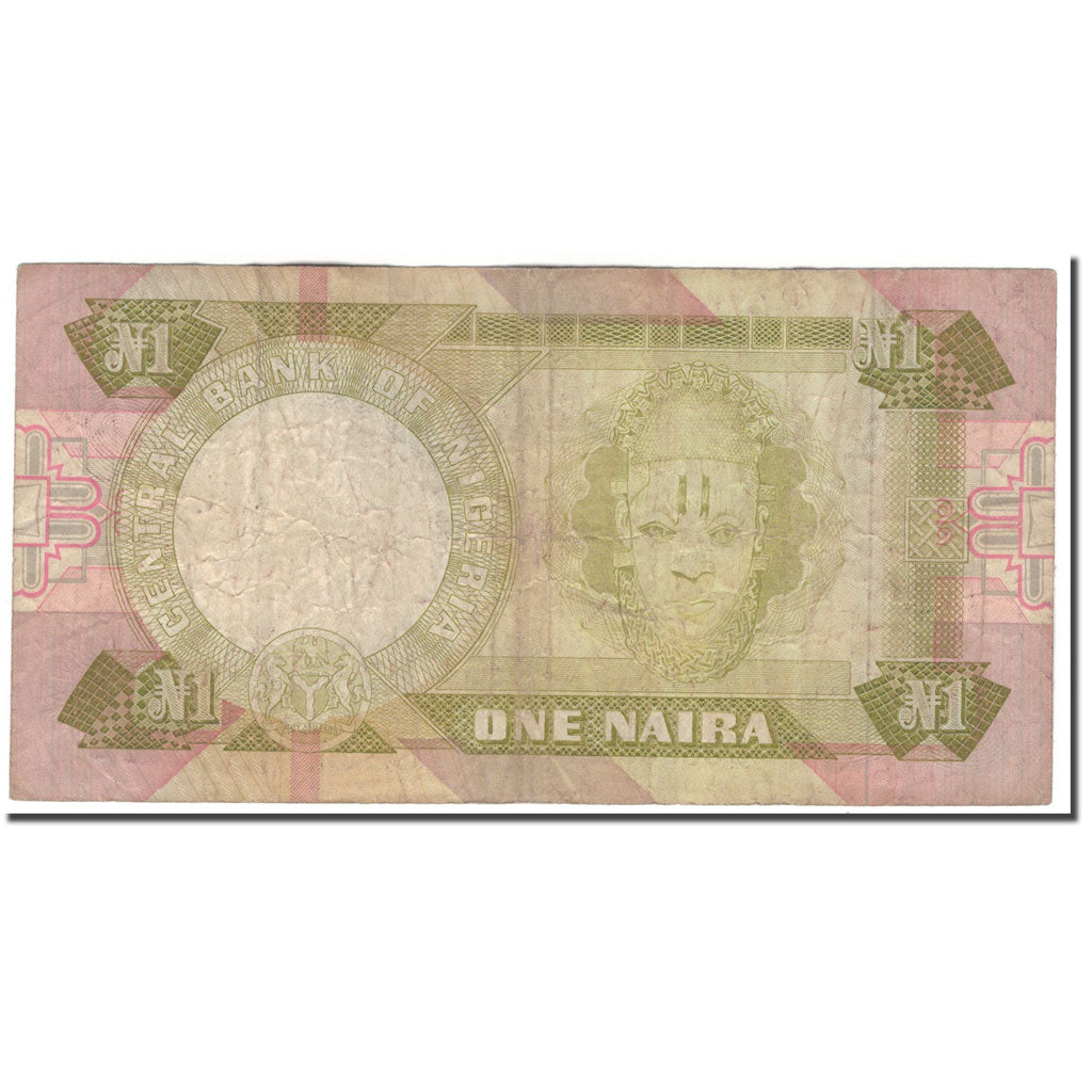 Banknote, Nigeria, 1 Naira, KM:23a, F(12-15)