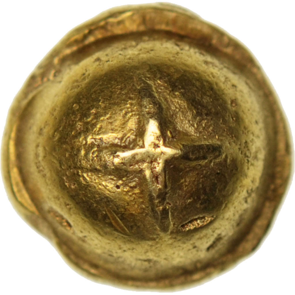 Sénons, Région de Sens, Statère globulaire à la croix