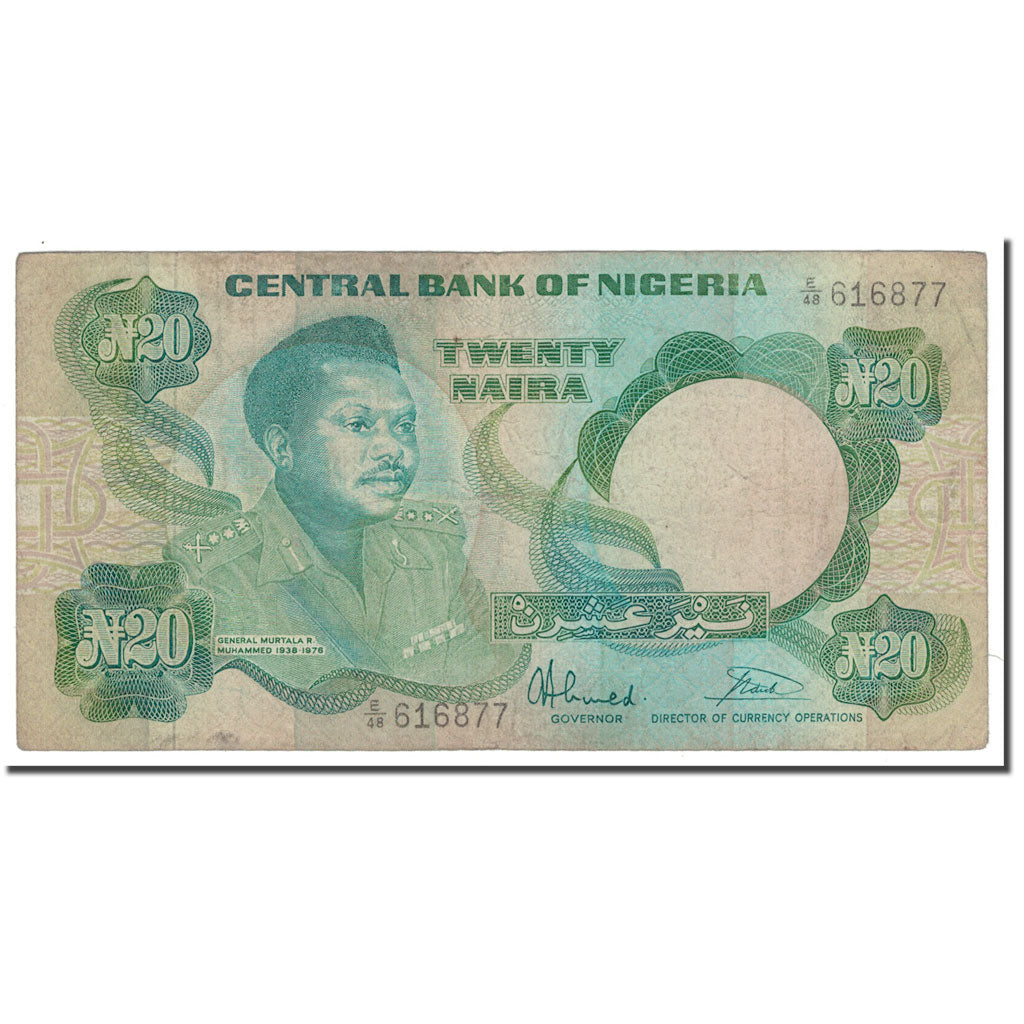 Geldschein, Nigeria, 20 Naira, KM:26b, SGE+