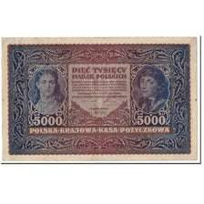 Banknote, Poland, 5000 Marek, 1920, 1920-02-07, KM:31, VF(30-35)