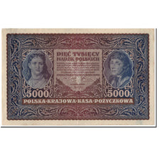 Banknote, Poland, 5000 Marek, 1920, 1920-02-07, KM:31, EF(40-45)