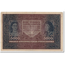 Banconote, Polonia, 5000 Marek, 1920, 1920-02-07, KM:31, MB