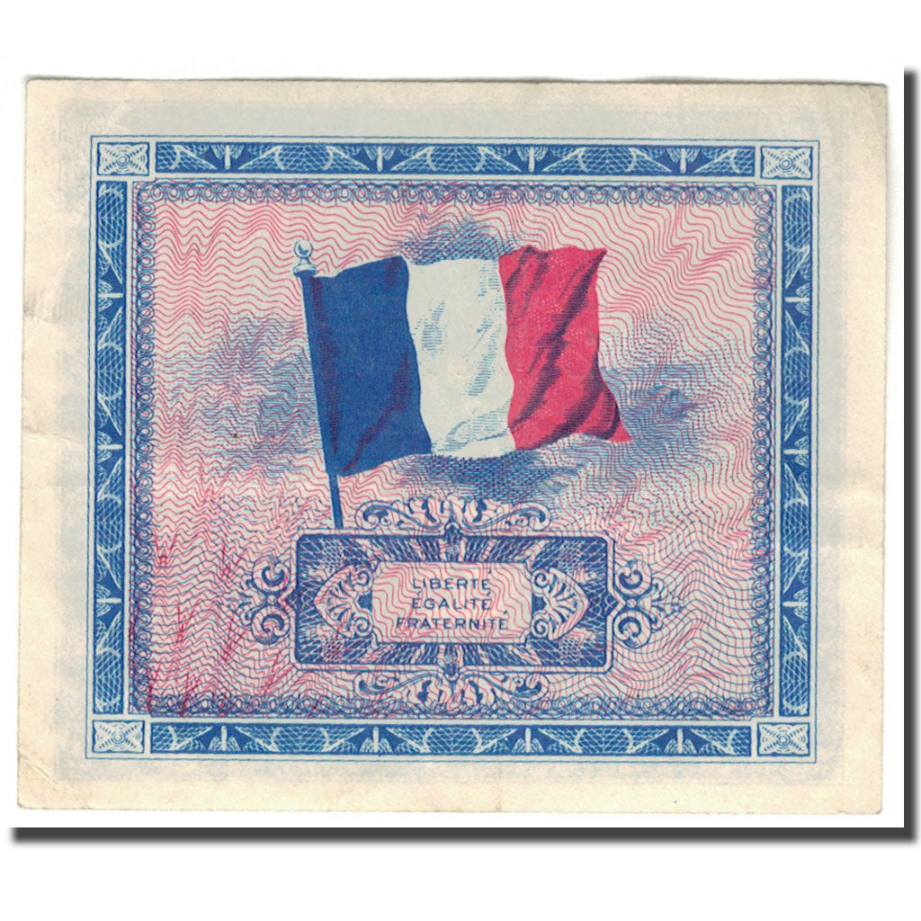 Francia, 2 Francs, 1944 Flag/France, 1944, BB+, Fayette:16.1, KM:114a