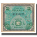 France, 2 Francs, 1944 Flag/France, 1944, EF(40-45), Fayette:16.2, KM:114a