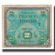 Francja, 2 Francs, Flag/France, 1944, F(12-15), Fayette:16.2, KM:114a