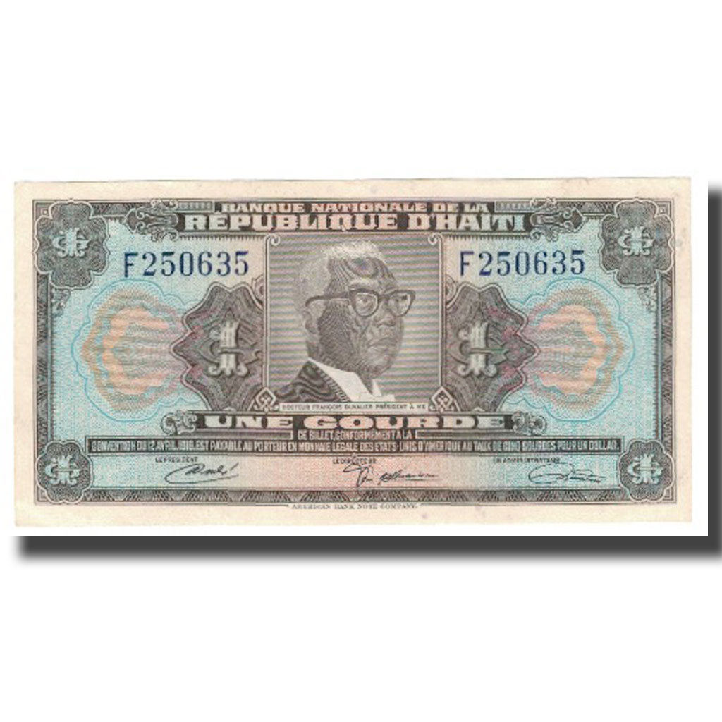 Geldschein, Haiti, 1 Gourde, KM:200a, UNZ-