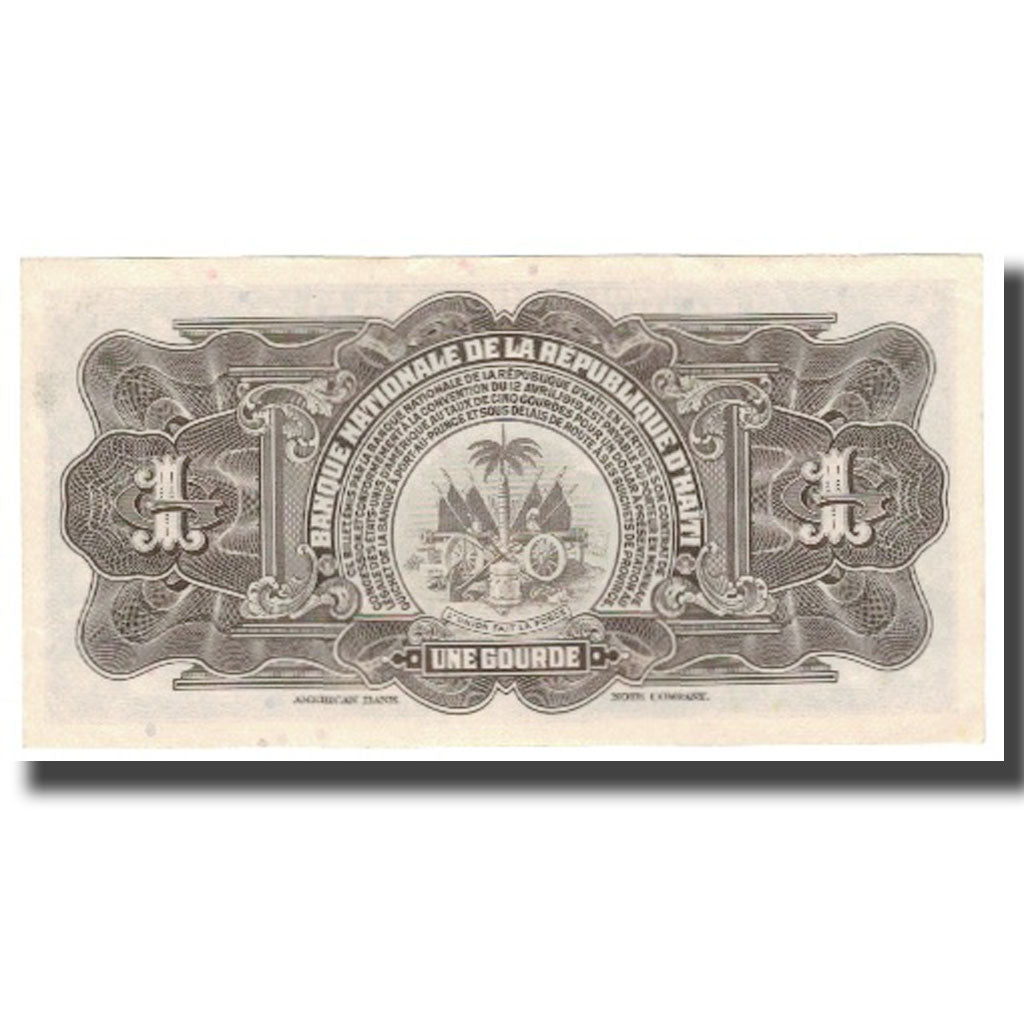 Geldschein, Haiti, 1 Gourde, KM:200a, UNZ-