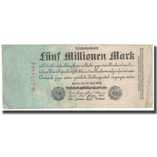 Banknote, Germany, 5 Millionen Mark, 1923, 1923-07-25, KM:95, VF(30-35)