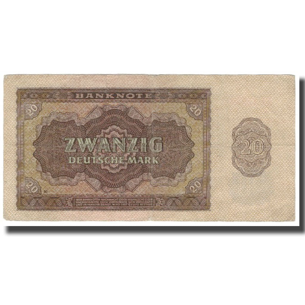 Banknote, Germany - Democratic Republic, 20 Deutsche Mark, 1948, KM:13b