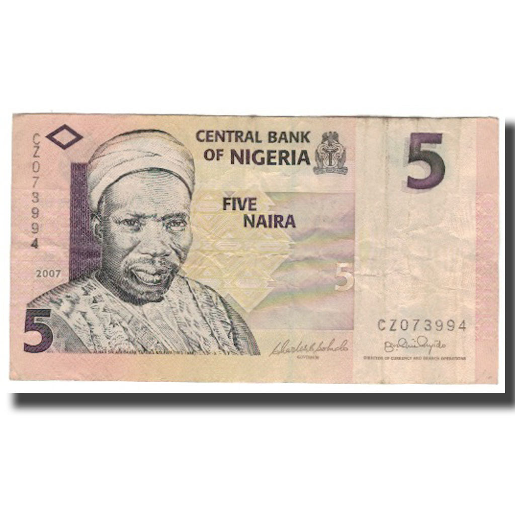 Banknote, Nigeria, 5 Naira, 2006, KM:32a, VF(20-25)