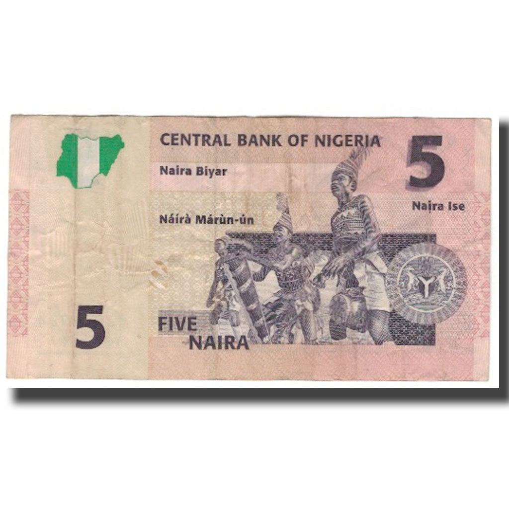 Banknote, Nigeria, 5 Naira, 2006, KM:32a, VF(20-25)