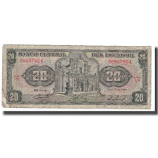 Banknote, Ecuador, 20 Sucres, 1986, 1986-04-29, KM:121Aa, VG(8-10)
