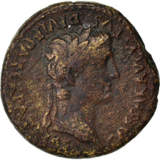 Augustus, As, Lyons, EF(40-45), Copper, Cohen #240, 11.10