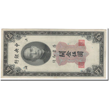 Banknote, China, 5 Customs Gold Units, 1930, KM:326d, EF(40-45)
