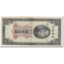 Banknote, China, 5 Customs Gold Units, 1930, KM:326d, VF(30-35)