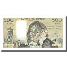 France, 500 Francs, 1992, 1992-01-02, UNC(63), Fayette:71.49, KM:156a