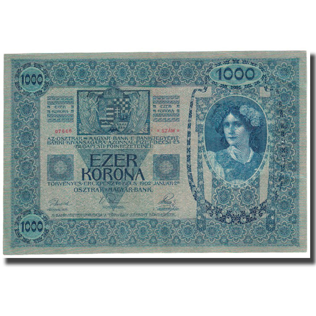 Banknote, Austria, 1000 Kronen, 1902, 1902-01-02, KM:57a, AU(50-53)
