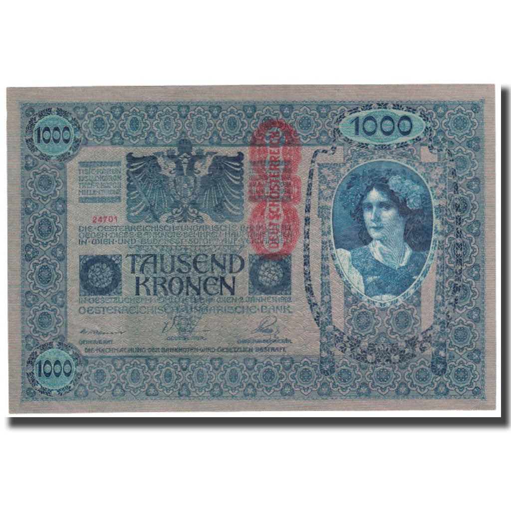 Banknote, Austria, 1000 Kronen, 1902, 1902-01-02, KM:59, UNC(60-62)