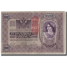 Banconote, Austria, 10,000 Kronen, 1918, 1918-11-02, KM:64, MB+