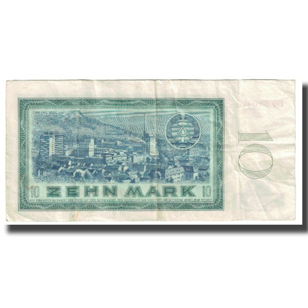 Banknote, Germany - Democratic Republic, 10 Mark, 1964, KM:23a, VF(20-25)