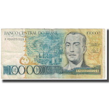 Billete, 100,000 Cruzeiros, Brasil, KM:205a, BC
