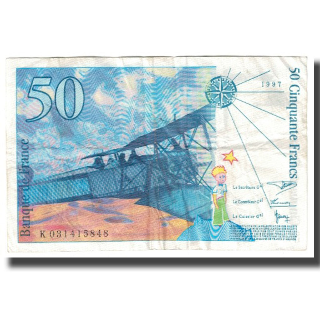 France, 50 Francs, 1997, VF(30-35), Fayette:73.4, KM:157Ad