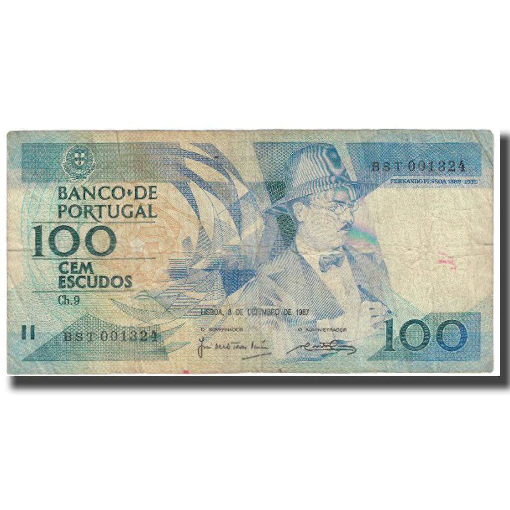 Banknote, Portugal, 100 Escudos, 1987, 1987-12-03, KM:179d, F(12-15)