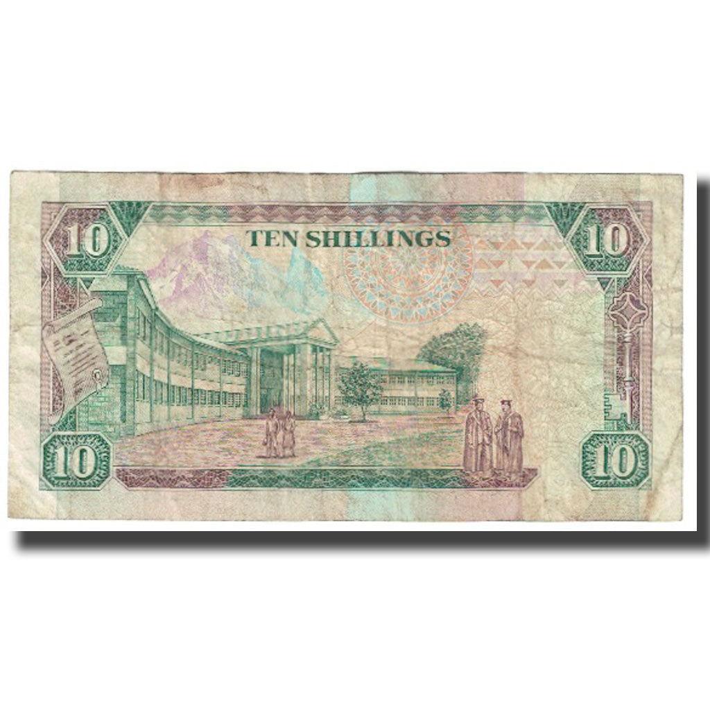 Billet, Kenya, 10 Shillings, 1991, 1991-07-01, KM:24c, B+