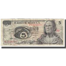 Banknote, Mexico, 5 Pesos, 1971, 1971-10-27, KM:62b, VF(20-25)