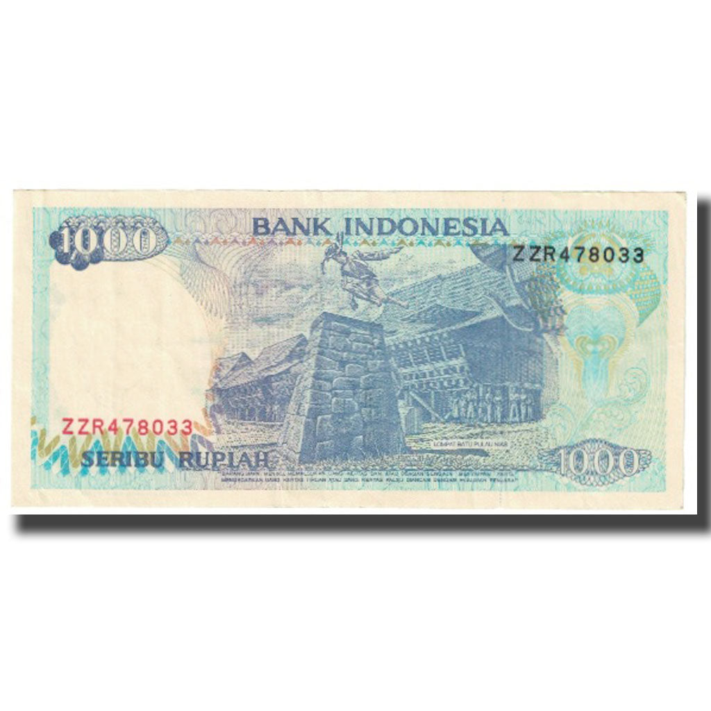 Banconote, Indonesia, 1000 Rupiah, 1988, KM:129g, BB