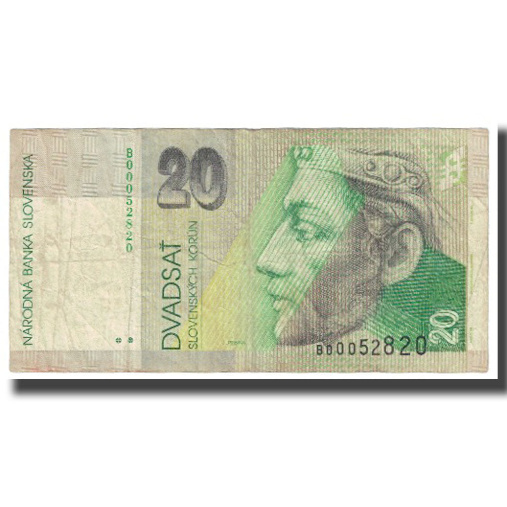 Banknote, Slovakia, 20 Korun, 1993, 1993-09-01, KM:20a, VG(8-10)