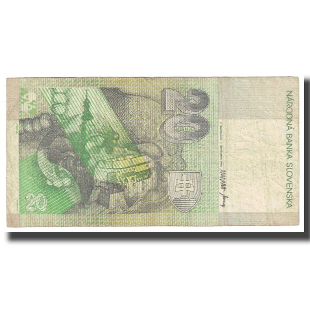 Banknote, Slovakia, 20 Korun, 1993, 1993-09-01, KM:20a, VG(8-10)