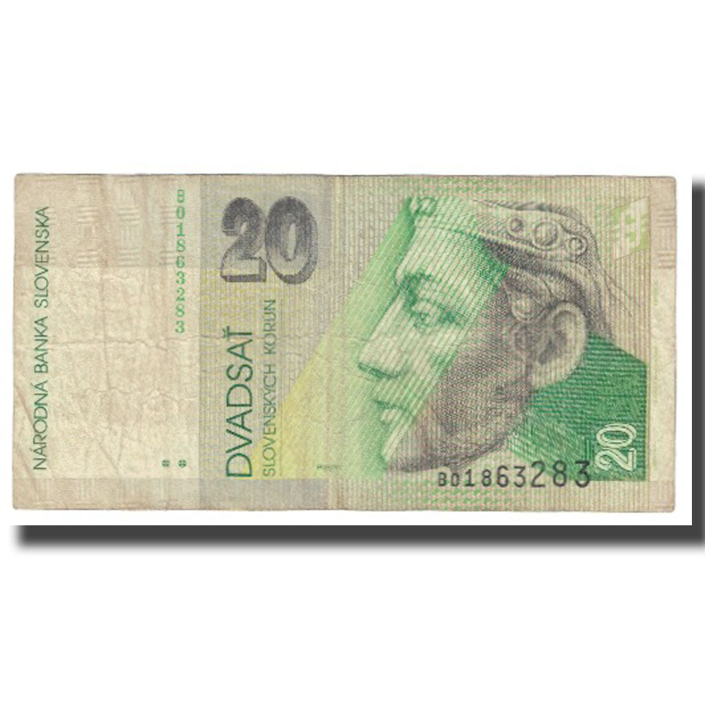 Banknote, Slovakia, 20 Korun, 1993, 1993-09-01, KM:20a, VG(8-10)