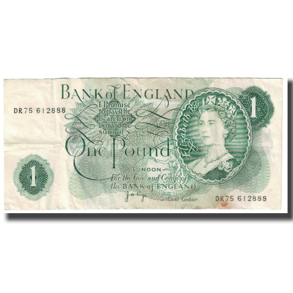 Banconote, Gran Bretagna, 1 Pound, KM:374g, MB