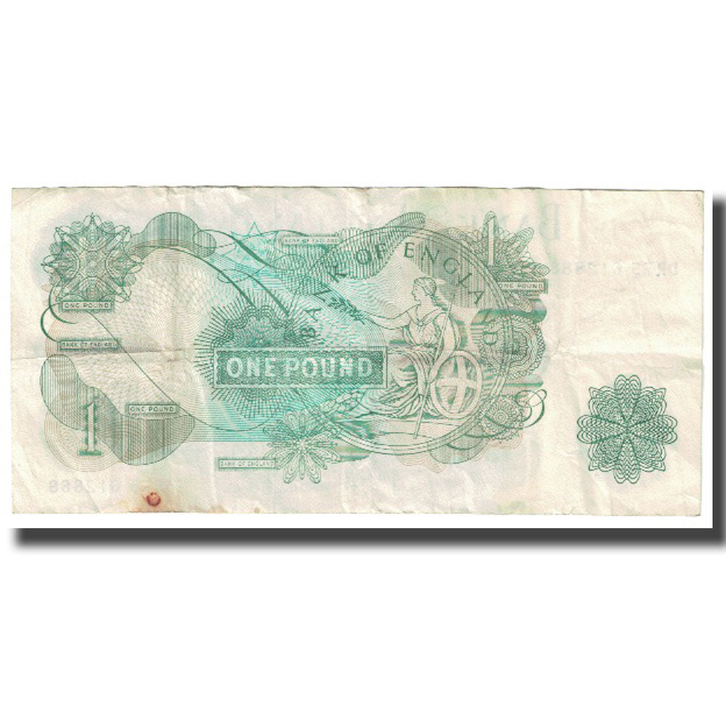 Banconote, Gran Bretagna, 1 Pound, KM:374g, MB
