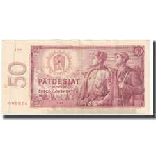 Banknote, Czechoslovakia, 50 Korun, 1964, KM:90b, VF(30-35)