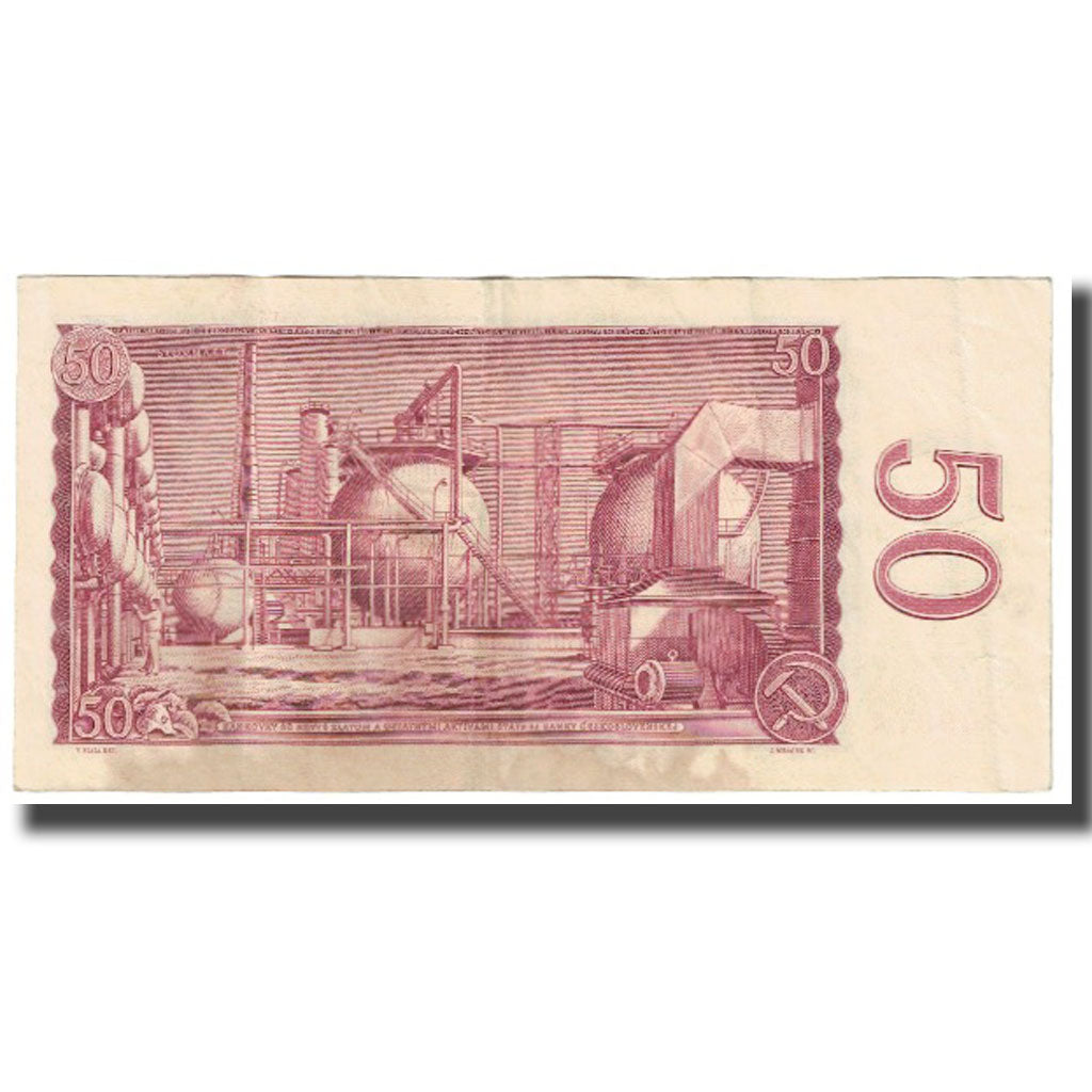 Banknote, Czechoslovakia, 50 Korun, 1964, KM:90b, VF(30-35)